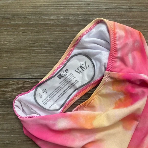 Zara Kids Pink and Orange Tie-Dye One piece/ size SIZE 13-14 см 164 Host Pick ⭐️ - Picture 5 of 5